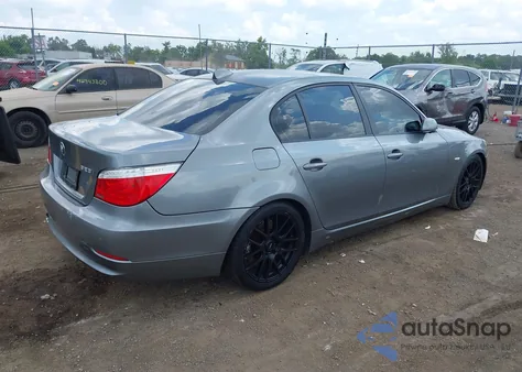 2008 BMW 528I из США, поврежденный, VIN WBANU53568CT16735